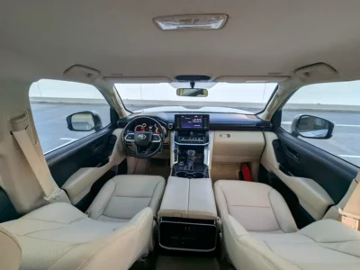 2024 Toyota Land Cruiser GXR 6 Cylinders Petrol Engine Silver Beige SUV GCC Specs