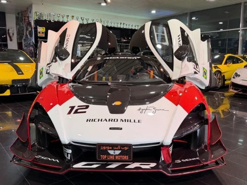2019 MCLAREN SENNA GTR LANZANTE 4.0L Red Black Coupe ROAD LEGAL NO. 1 OUT OF 75