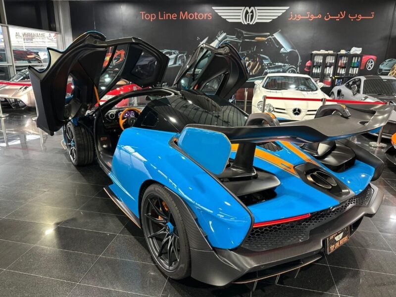 2019 McLaren Senna STC 4.0 Litres 8 Cylinders Engine Blue Orange Coupe FULLY LOADED