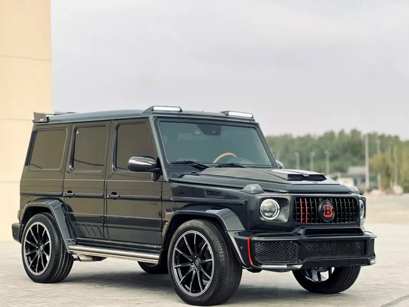 2008 Mercedes-Benz G-Class G 55 AMG 8 Cylinders Petrol Engine Black Beige SUV GCC Specs