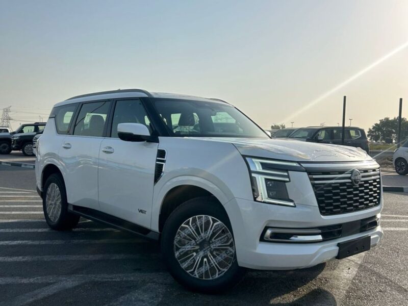 2026 Nissan Patrol LE TITANIUM 3.5 Litres 6 Cylinders Petrol Engine White Tan SUV GCC