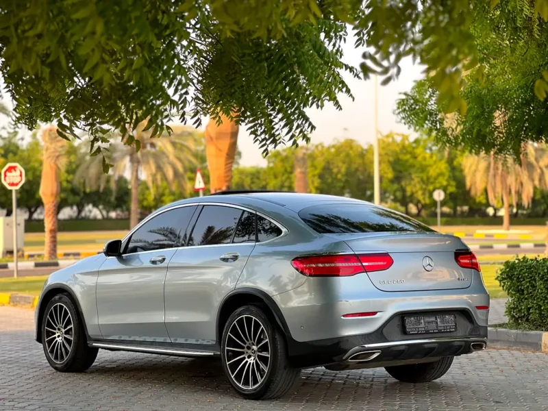 2018 Mercedes-Benz GLC-Class GLC 250 4MATIC 4 Cylinders Petrol Engine Blue Red SUV GCC Specs