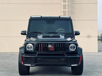 2008 Mercedes-Benz G-Class G 55 AMG 8 Cylinders Petrol Engine Black Beige SUV GCC Specs