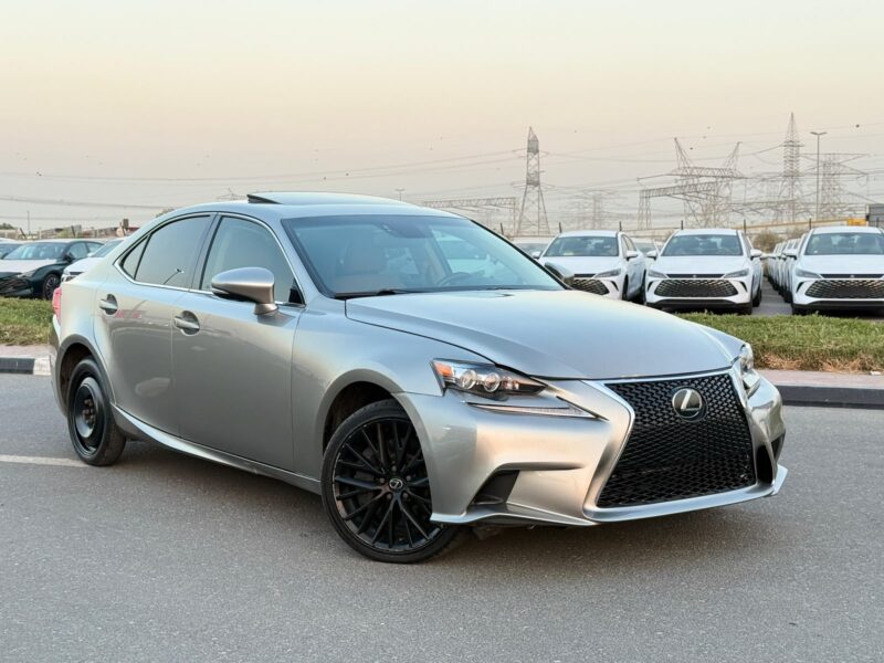 2016 LEXUS IS 300 3.5 Litres V6 VVT Petrol Engine Silver Mustard Sedan American Specs
