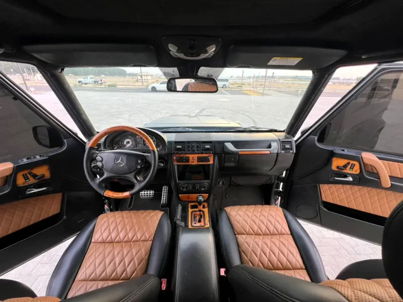 2008 Mercedes-Benz G-Class G 55 AMG 8 Cylinders Petrol Engine Black Beige SUV GCC Specs