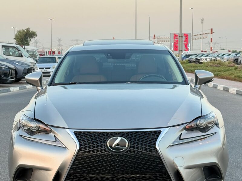 2016 LEXUS IS 300 3.5 Litres V6 VVT Petrol Engine Silver Mustard Sedan American Specs