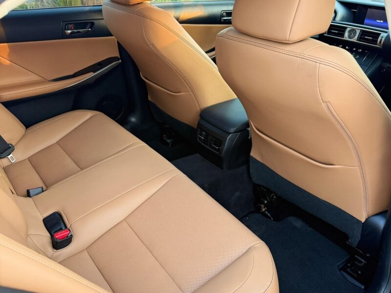 2016 LEXUS IS 300 3.5 Litres V6 VVT Petrol Engine Silver Mustard Sedan American Specs