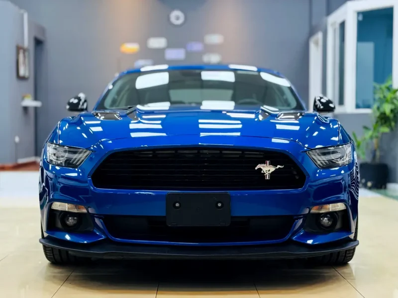 2017 Ford Mustang GT California Special Blue-Black Coupe GCC Specs Automatic