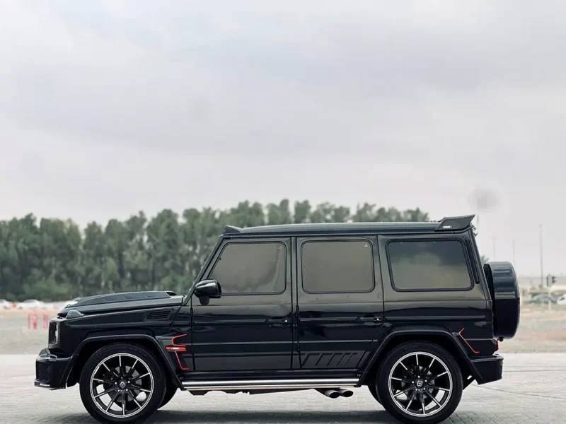 2008 Mercedes-Benz G-Class G 55 AMG 8 Cylinders Petrol Engine Black Beige SUV GCC Specs