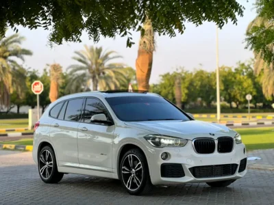 2018 BMW X1 4 Cylinders Petrol Engine White Brown Excellent Condition Small SUV GCC Specs