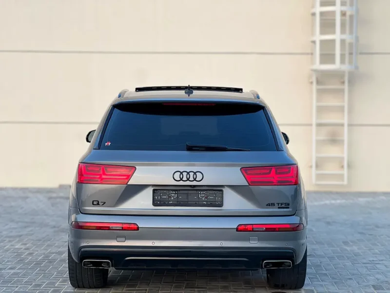 2016 Audi Q7 45 TFSI 6 Cylinders Petrol Engine Grey Brown SUV GCC Specs Automatic
