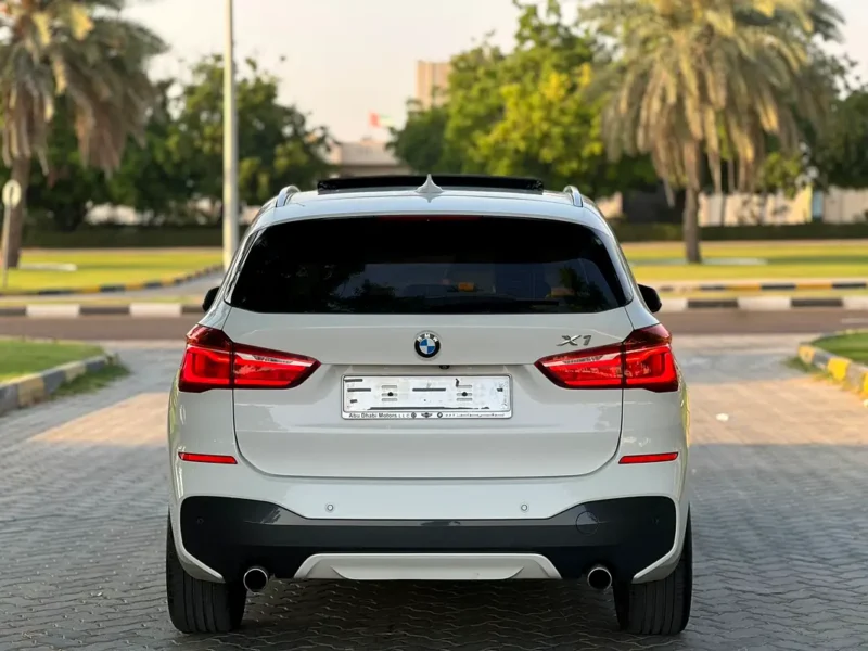 2018 BMW X1 4 Cylinders Petrol Engine White Brown Excellent Condition Small SUV GCC Specs