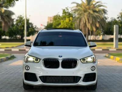 2018 BMW X1 4 Cylinders Petrol Engine White Brown Excellent Condition Small SUV GCC Specs