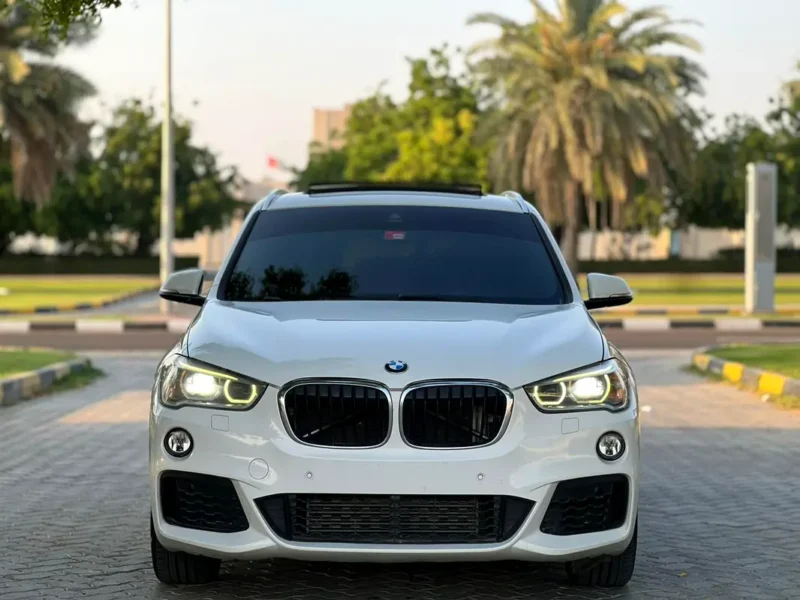 2018 BMW X1 4 Cylinders Petrol Engine White Brown Excellent Condition Small SUV GCC Specs