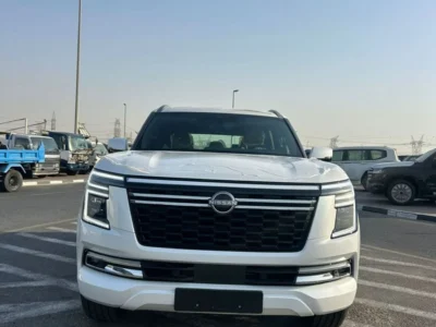 2026 Nissan Patrol LE TITANIUM 3.5 Litres 6 Cylinders Petrol Engine White Tan SUV GCC