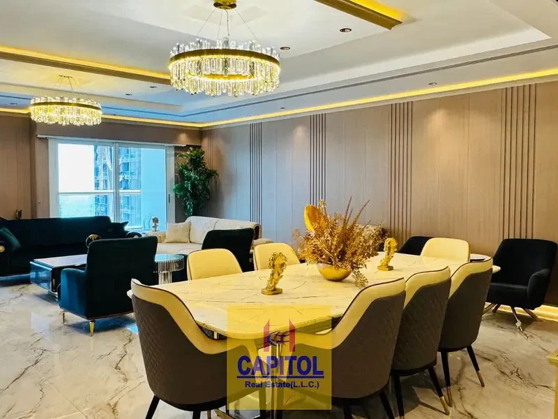 Direct From Landlord | 4BHK+MAID ROOM Fully Furnished and Upgraded | Sea and Palm View