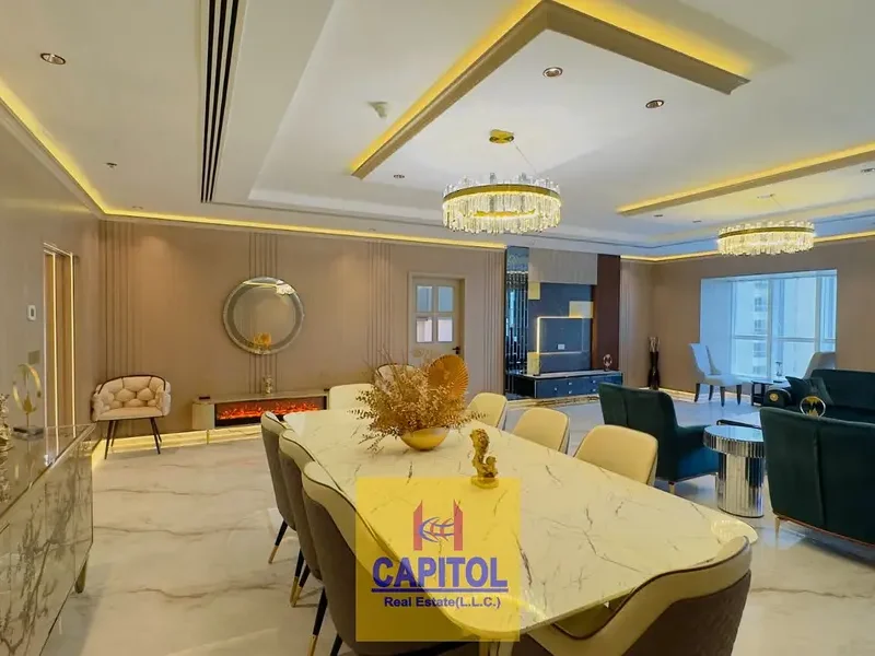 Direct From Landlord | 4BHK+MAID ROOM Fully Furnished and Upgraded | Sea and Palm View