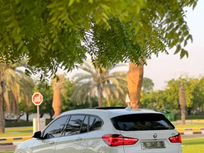 2018 BMW X1 4 Cylinders Petrol Engine White Brown Excellent Condition Small SUV GCC Specs
