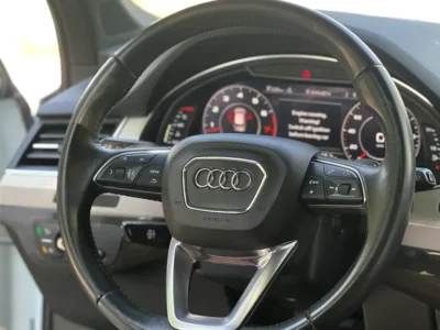 2016 Audi Q7 45 TFSI 6 Cylinders Petrol Engine White Brown SUV GCC Specs Pristine Condition