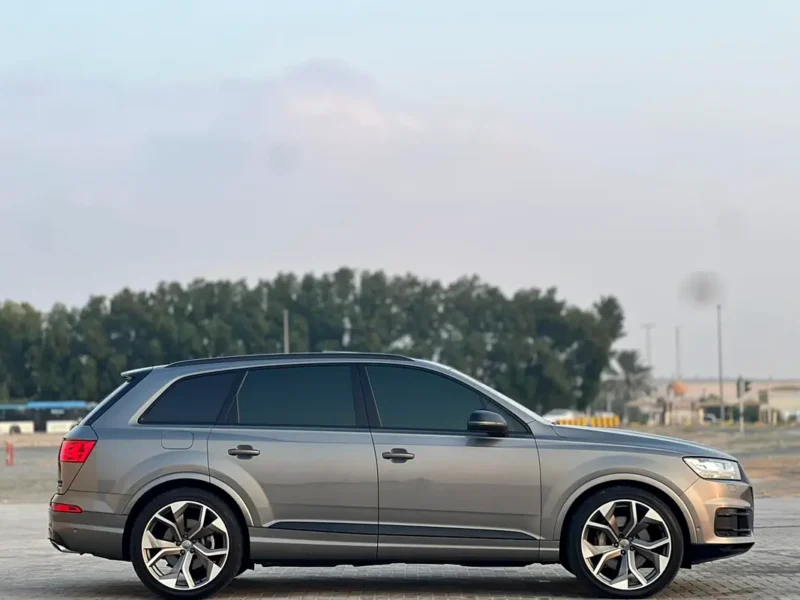 2016 Audi Q7 45 TFSI 6 Cylinders Petrol Engine Grey Brown SUV GCC Specs Automatic