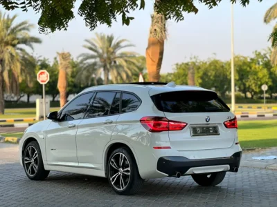 2018 BMW X1 4 Cylinders Petrol Engine White Brown Excellent Condition Small SUV GCC Specs