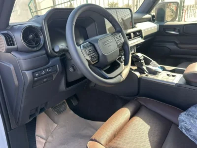 2025 Toyota Prado VXR Adventure Dual Tone 2.4T 4 Cylinders Engine White Brown SUV GCC