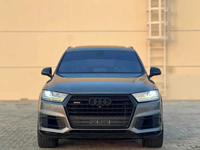 2016 Audi Q7 45 TFSI 6 Cylinders Petrol Engine Grey Brown SUV GCC Specs Automatic