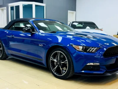 2017 Ford Mustang GT California Special Blue-Black Coupe GCC Specs Automatic