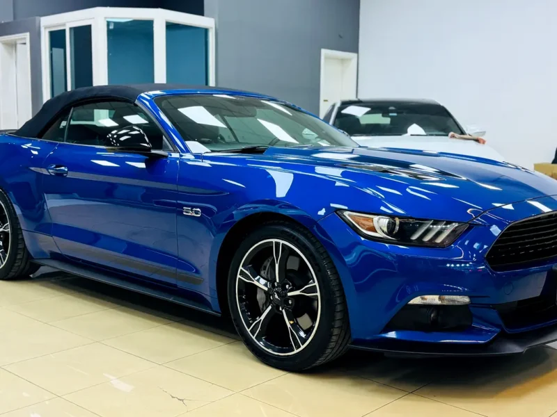 2017 Ford Mustang GT California Special Blue-Black Coupe GCC Specs Automatic