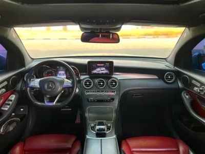 2018 Mercedes-Benz GLC-Class GLC 250 4MATIC 4 Cylinders Petrol Engine Blue Red SUV GCC Specs