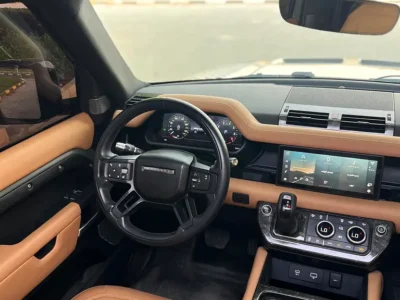 2021 Land Rover Defender 90 S P400 6 Cylinders Petrol Engine Grey Beige SUV Pristine Condition