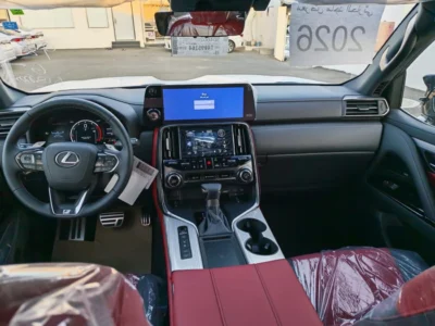 2026 Lexus LX600 SIGNATURE Fsport 3.5L 6 Cylinders Petrol Engine Black Red SUV GCC