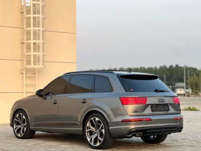 2016 Audi Q7 45 TFSI 6 Cylinders Petrol Engine Grey Brown SUV GCC Specs Automatic