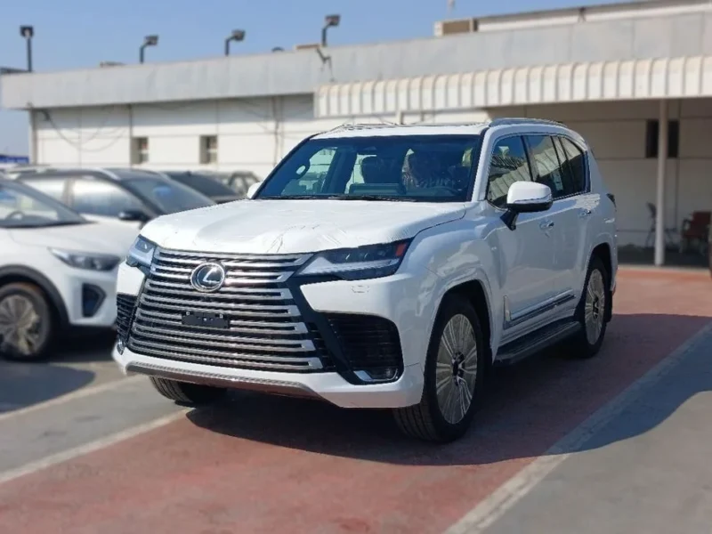 2026 Lexus LX700h Signature 3.5 Litres 4 Cylinders Hybrid Engine White Red SUV GCC Specs