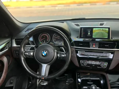 2018 BMW X1 4 Cylinders Petrol Engine White Brown Excellent Condition Small SUV GCC Specs