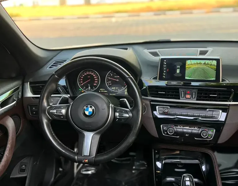 2018 BMW X1 4 Cylinders Petrol Engine White Brown Excellent Condition Small SUV GCC Specs