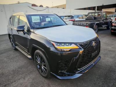 2026 Lexus LX600 SIGNATURE Fsport 3.5L 6 Cylinders Petrol Engine Black Red SUV GCC