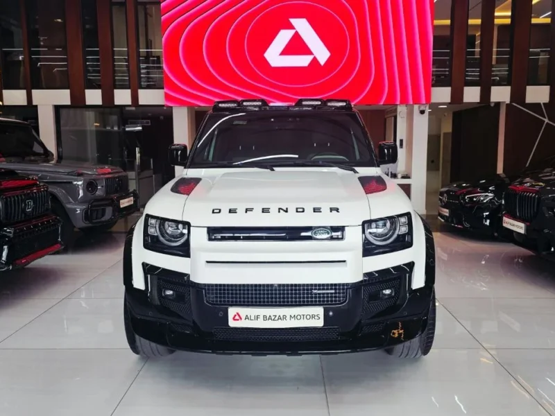 2023 Rover Defender 90 X-DYNAMIC HSE P400 3.0L Cylinders Petrol Engine White Beige SUV