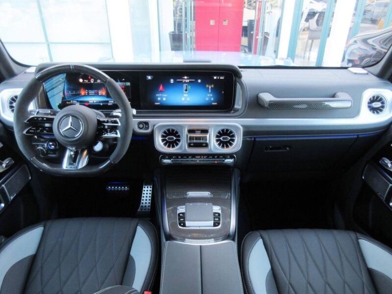 2025 Mercedes-Benz G63 AMG Carbon Interior and Exterior 4.0L V8 Engine Blue Black SUV