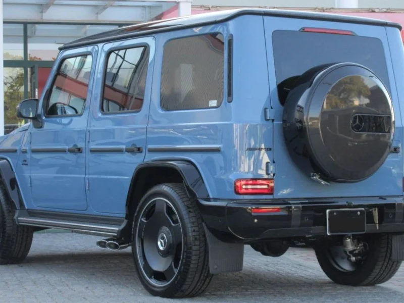 2025 Mercedes-Benz G63 AMG Carbon Interior and Exterior 4.0L V8 Engine Blue Black SUV