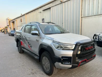 2026 TOYOTA HILUX GR-SPORTS 2.4L 4X4 DIESEL 4 Cylinders Silver Red Pickup Truck GCC