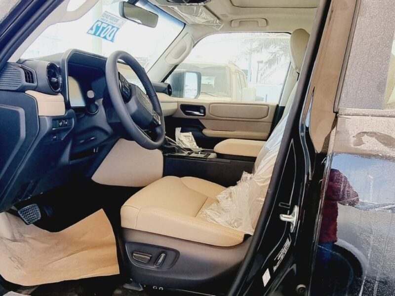 2025 TOYOTA PRADO 2.4L PETROL ALL ROUNDER-G 4X4 TURBO 4 Cylinders Black Beige SUV GCC