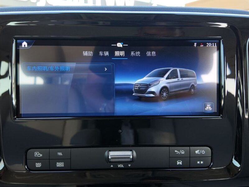 2025 Mercedes Vito Business Edition 2.0 Litres 4 Cylinders Petrol Engine Black White Van