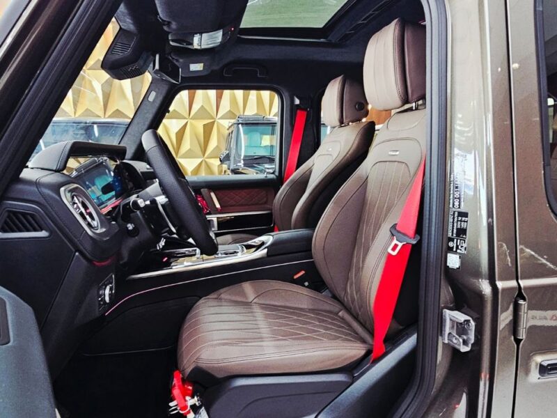 2026 Mercedes-Benz G63 AMG MONZA GREY DOUBLE NIGHT PACKAGE 4.0L V8 Bronze Brown SUV