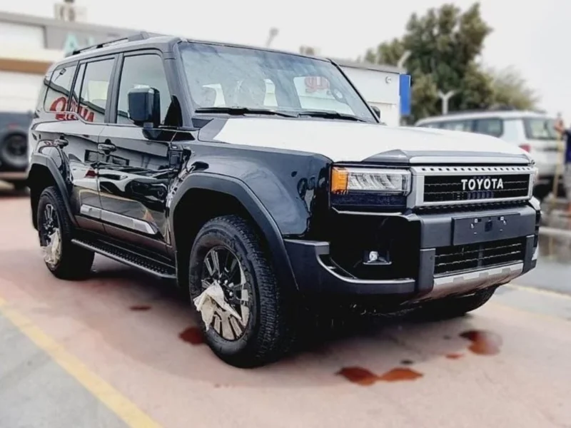 2025 TOYOTA PRADO 2.4L PETROL ALL ROUNDER-G 4X4 TURBO 4 Cylinders Black Beige SUV GCC