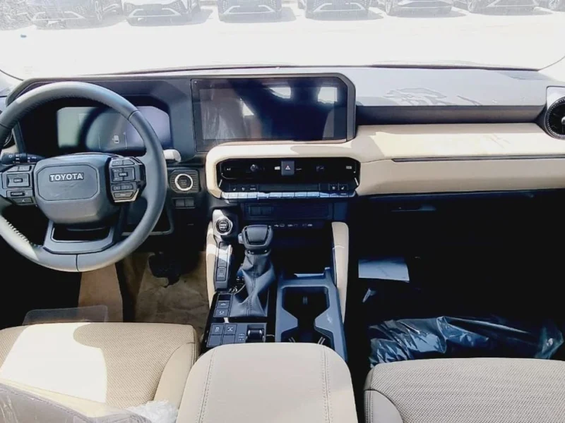 2025 TOYOTA PRADO 2.4L PETROL ALL ROUNDER-G 4X4 TURBO 4 Cylinders Black Beige SUV GCC