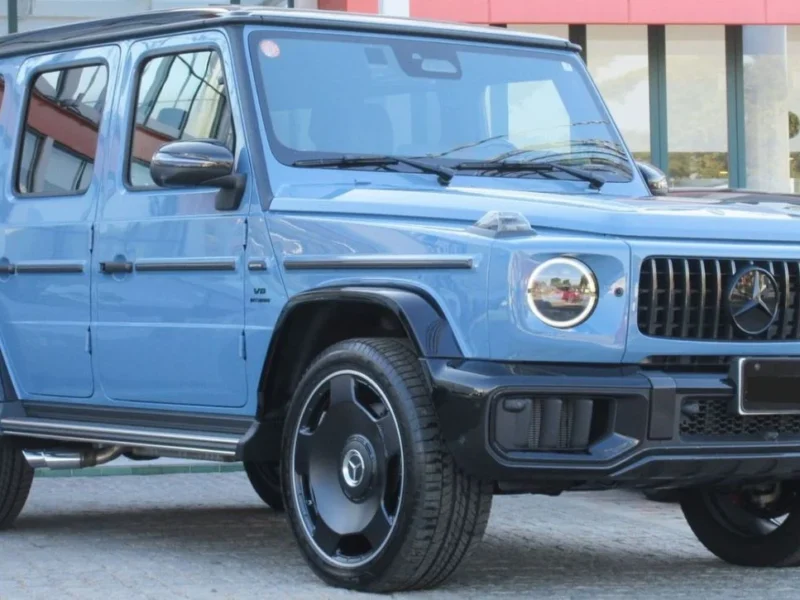 2025 Mercedes-Benz G63 AMG Carbon Interior and Exterior 4.0L V8 Engine Blue Black SUV