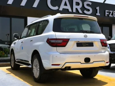 2024 Nissan Patrol SE Platinum City 4.0 Litres V6 Petrol Engine White Tan SUV GCC Specs
