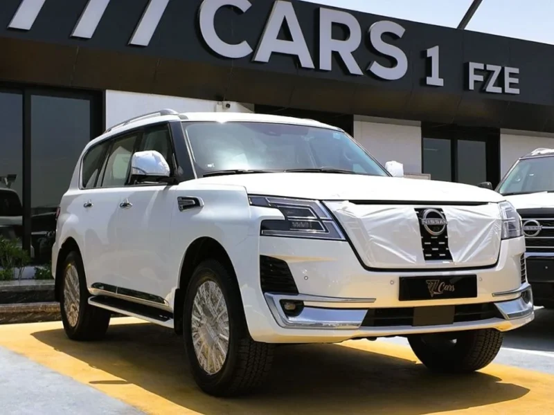 2024 Nissan Patrol SE Platinum City 4.0 Litres V6 Petrol Engine White Tan SUV GCC Specs