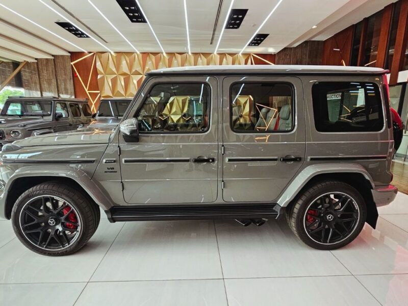 2026 Mercedes-Benz G63 AMG NARDO GREY DOUBLE NIGHT PACKAGE 4.0L V8 Grey White SUV